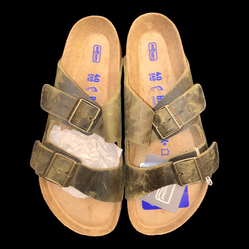 Birkenstocks Green Brand New